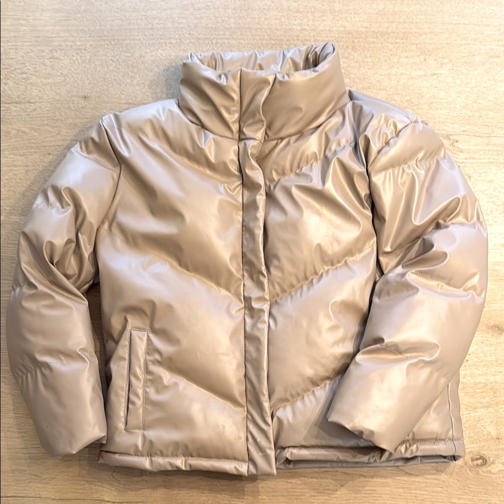 BB Dakota Answer My Layer Dusty Mauve Puffer Jacket